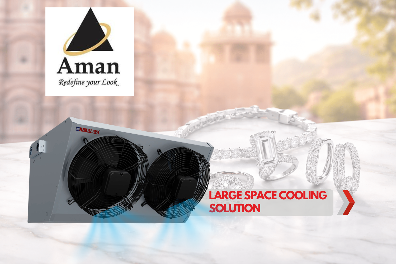 Aman Jewel Art Pvt Ltd |Silver Jewelry Manufacturer |Factory Central Cooling